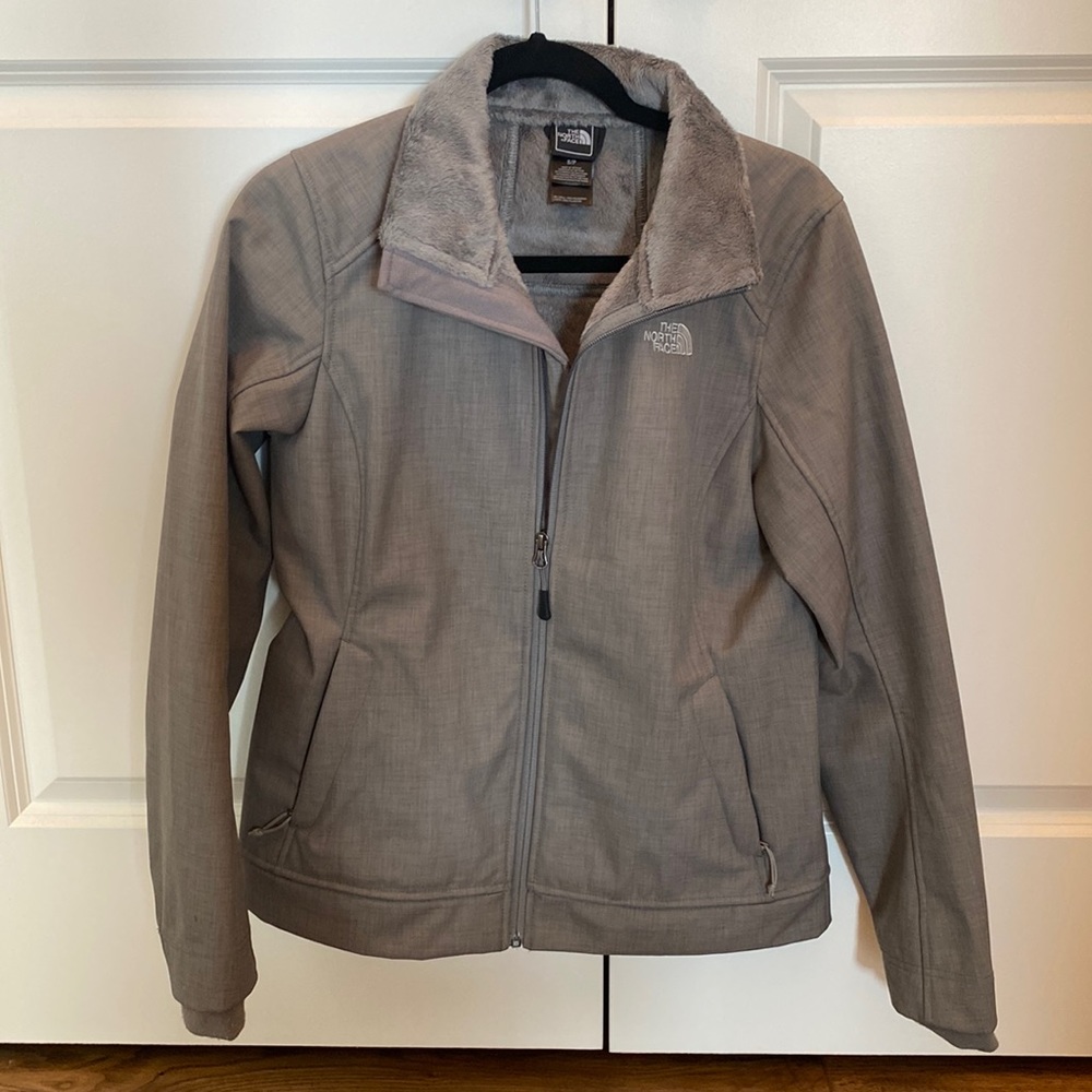 North face jacket faux lined